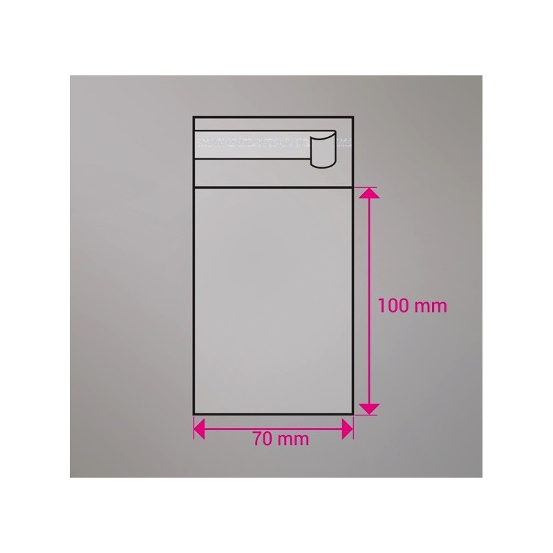Cellofan pose 68x68 mm 100 stk Cellofan pose 68x68 mm 100 stk