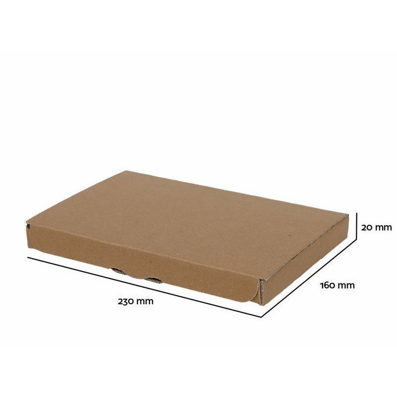 20 stk Postæsker 140x100x50 mm Brun 20 stk Postæsker 140x100x50 mm Brun