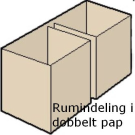 Papkasse til vin  - 6 flasker / 10 stk.