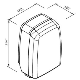 Håndtørrer 1200W HALNY
