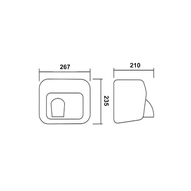 Håndtørrer 2300W PONENTE Håndtørrer 2300W PONENTE