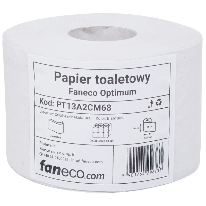 JUMBO Optimum toilet papir 12 ruller JUMBO Optimum toilet papir 12 ruller