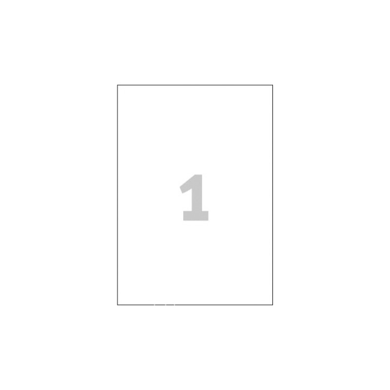 100 stk. A4 etiketter 210 x 297 mm 100 stk. A4 etiketter 210 x 297 mm