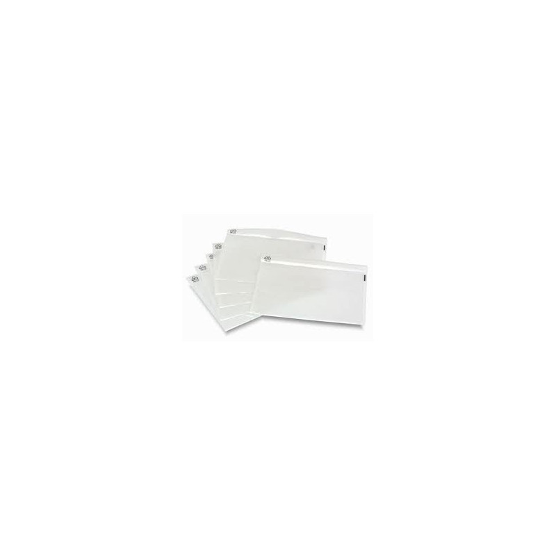 Plast lommer klar 110 x 230 mm 1000 stk Plast lommer klar 110 x 230 mm 1000 stk